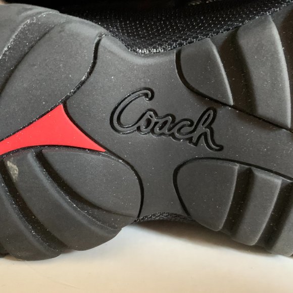 COACH JENNIE SIGNATURE "C" PLAID WITH RABBIT FUR TRIM BOOTIE BOOTS - Picture 7 of 12